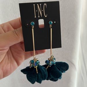 INC - Blue Drop Earrings
